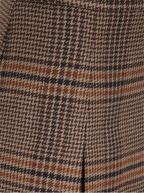 Prince of Wales midi skirt SAINT LAURENT | 831068Y9I702849